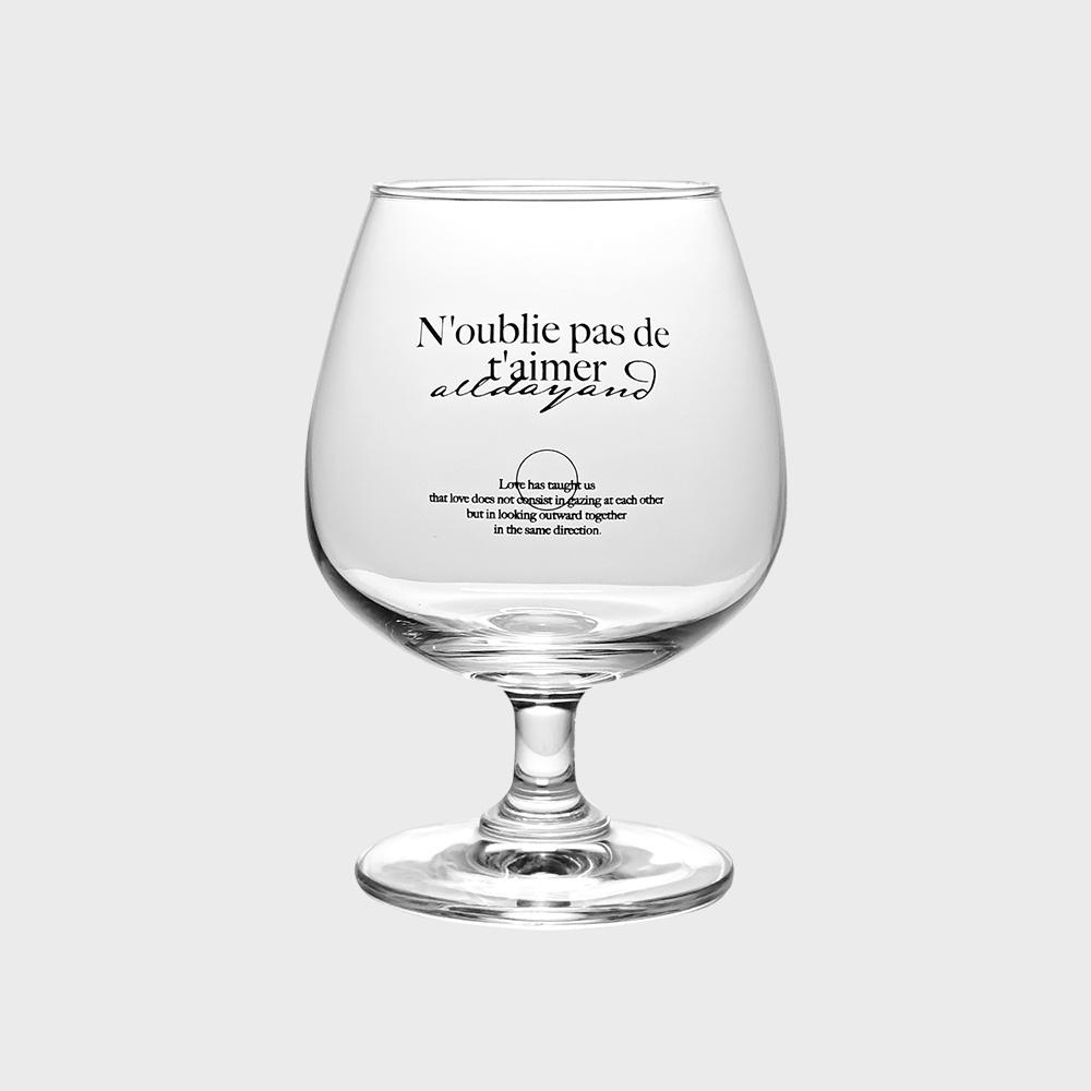 프렌치 레터 고블렛잔 FRENCH GLASS