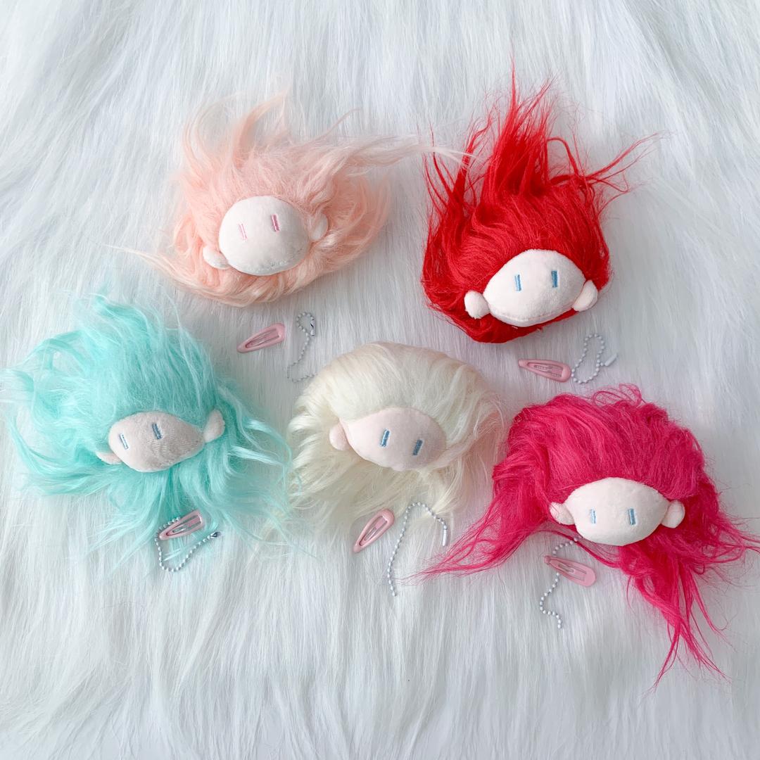 인어 인형 머리 키링