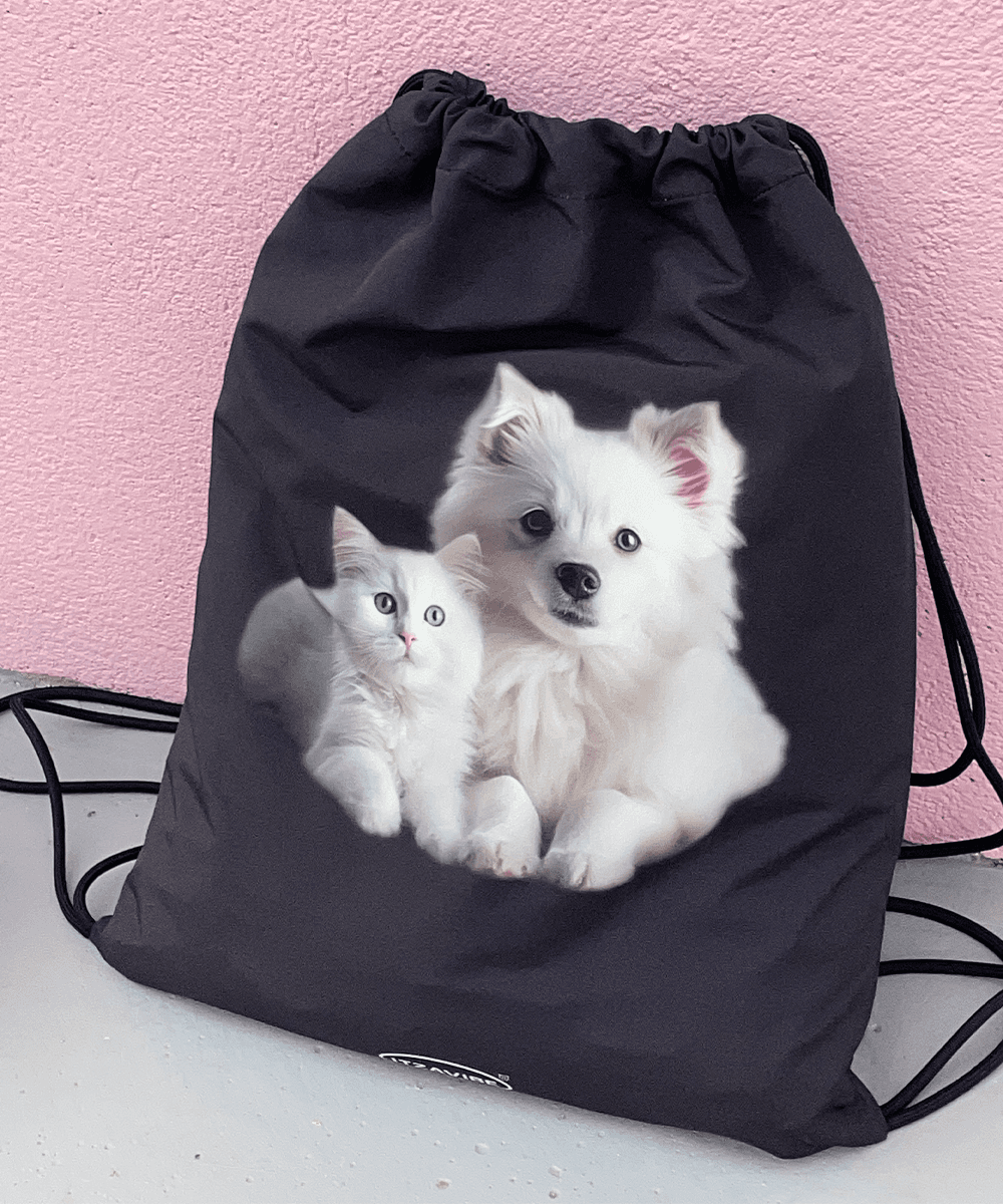 CAT&DOG FRIENDS STRING BAG