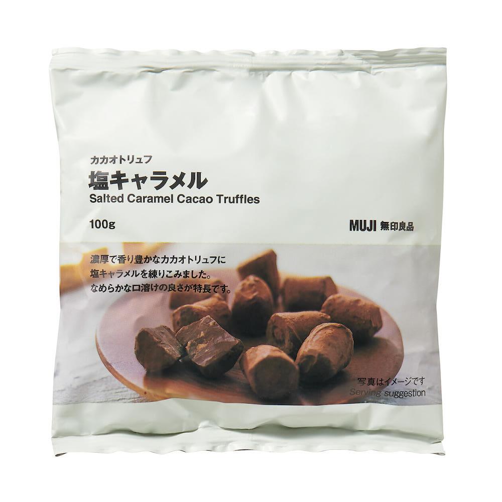 무인양품 카카오 트러플 솔티드 카라멜, 100g, 1개
