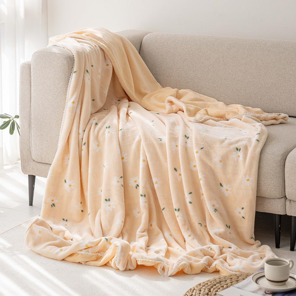 이지코지 밍크 극세사 담요 (75X100) 3종택1