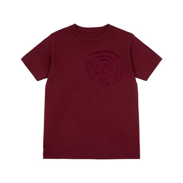 Heart Labyrinth tshirts (wine)