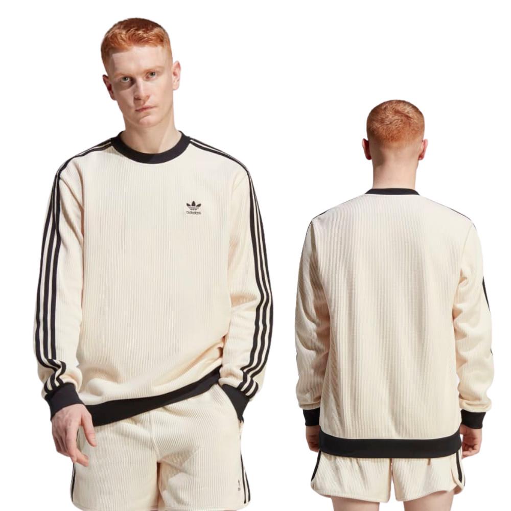 아디다스 오리지널 아디컬러 클래식 와플 크루 남자맨투맨티 HA9309