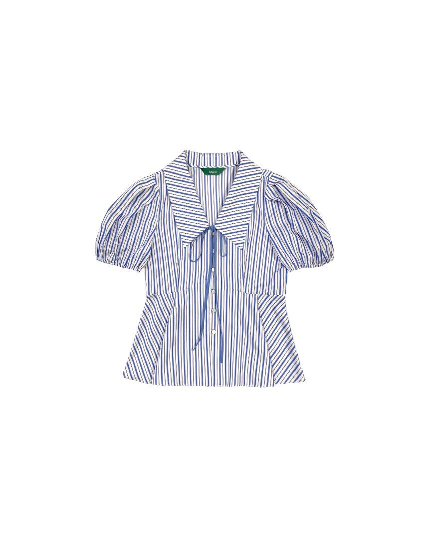 Button Collar Shirt Blue 버튼 카라 셔츠 블루
