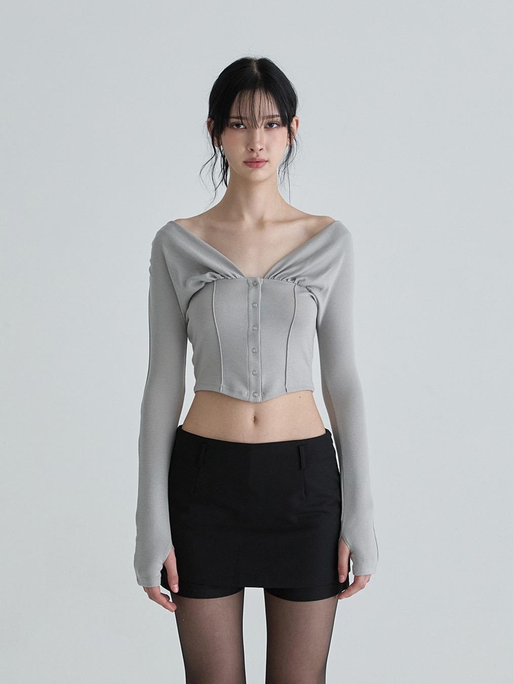 [11/20 예약배송]Rhea cardigan (Gray)