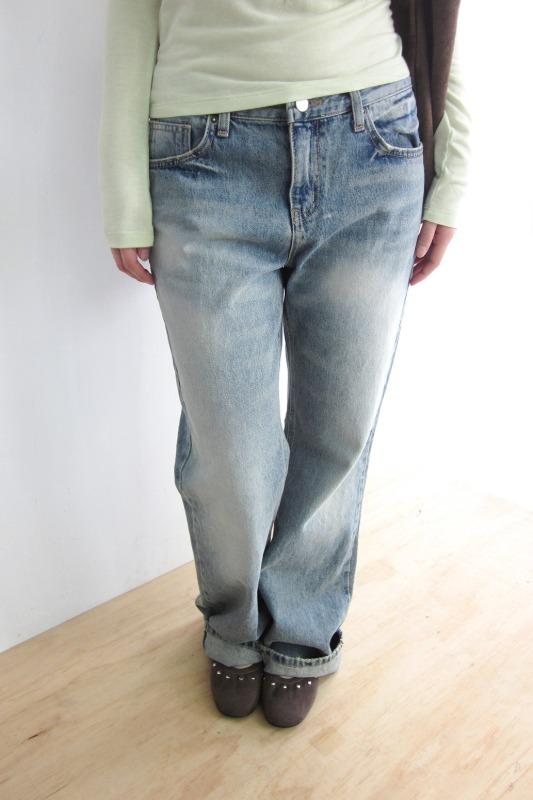 natural straight jeans