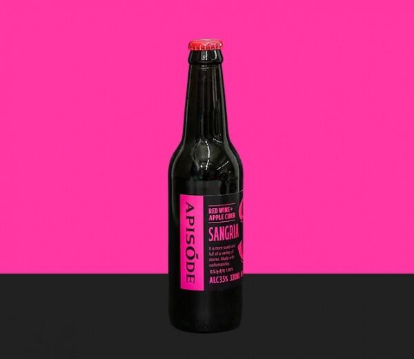 애플리즈 애피소드 상그리아 포도 스파클링 탄산와인 330ml 3.5도