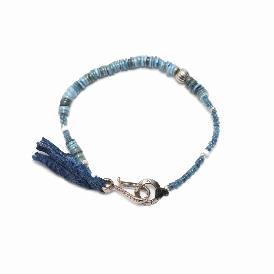 BEAD BRACELET - BR6968 G.BLUE 01