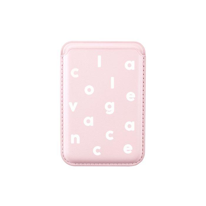 Logo Alphabet MagSafe Card Wallet (Baby Pink)_맥세이프 카드지갑