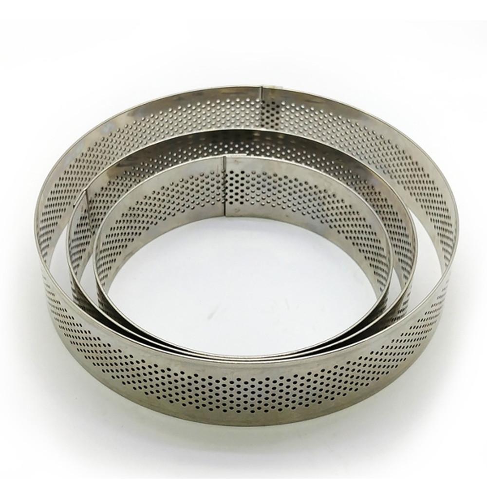 높은 타공 타르트링 10/12/15cm선택 (타르트틀 정우 스테린레스링 홈베이킹 스텐 베이킹도구)