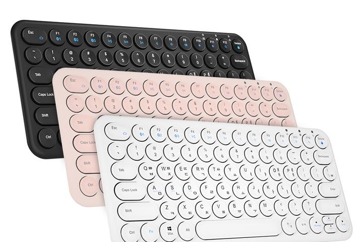 아이노트 X-KEY 38BTC 충전식 멀티페어링 블루투스 무선 키보드 키스킨포함