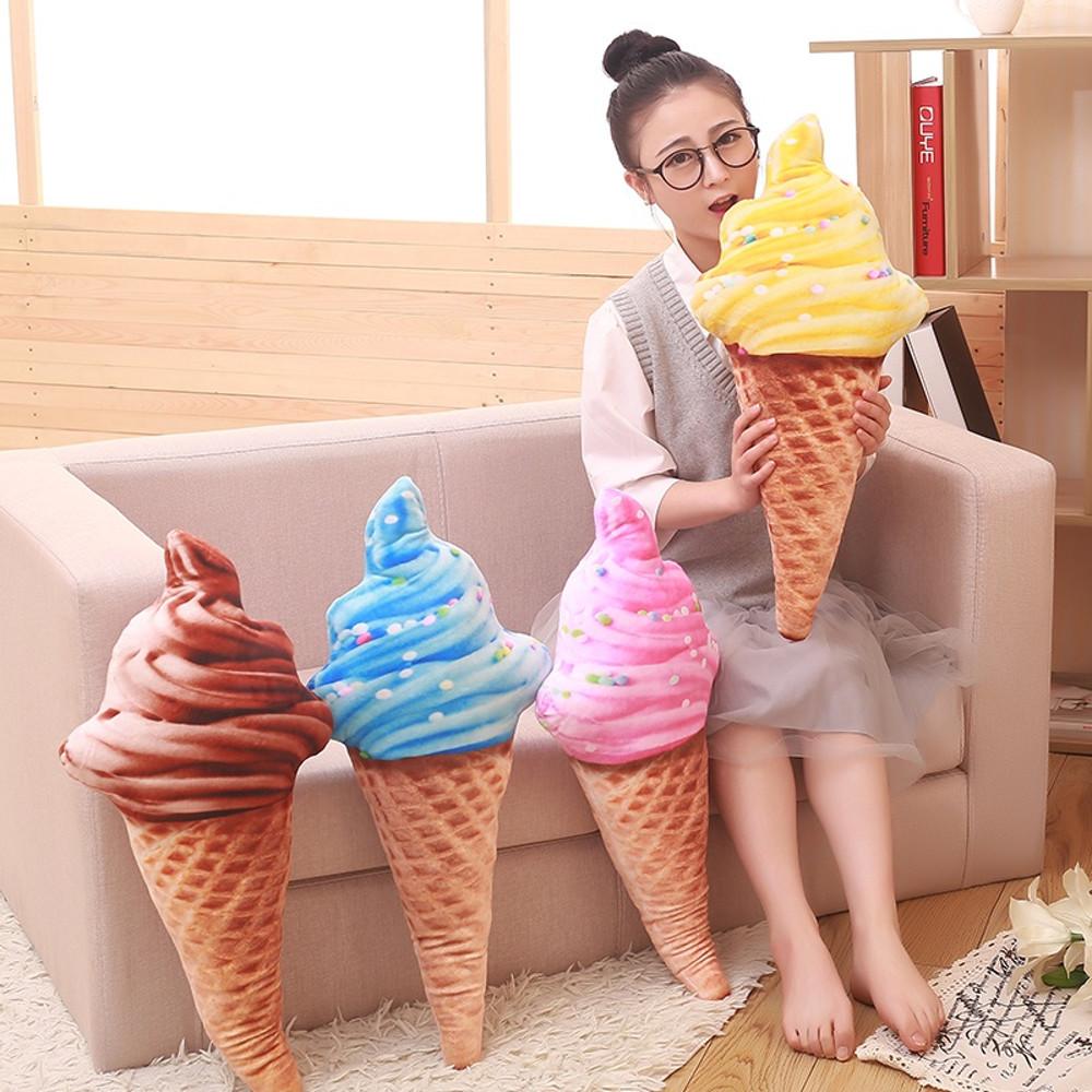 아이스크림모양  쿠션 선물 카페 소품
