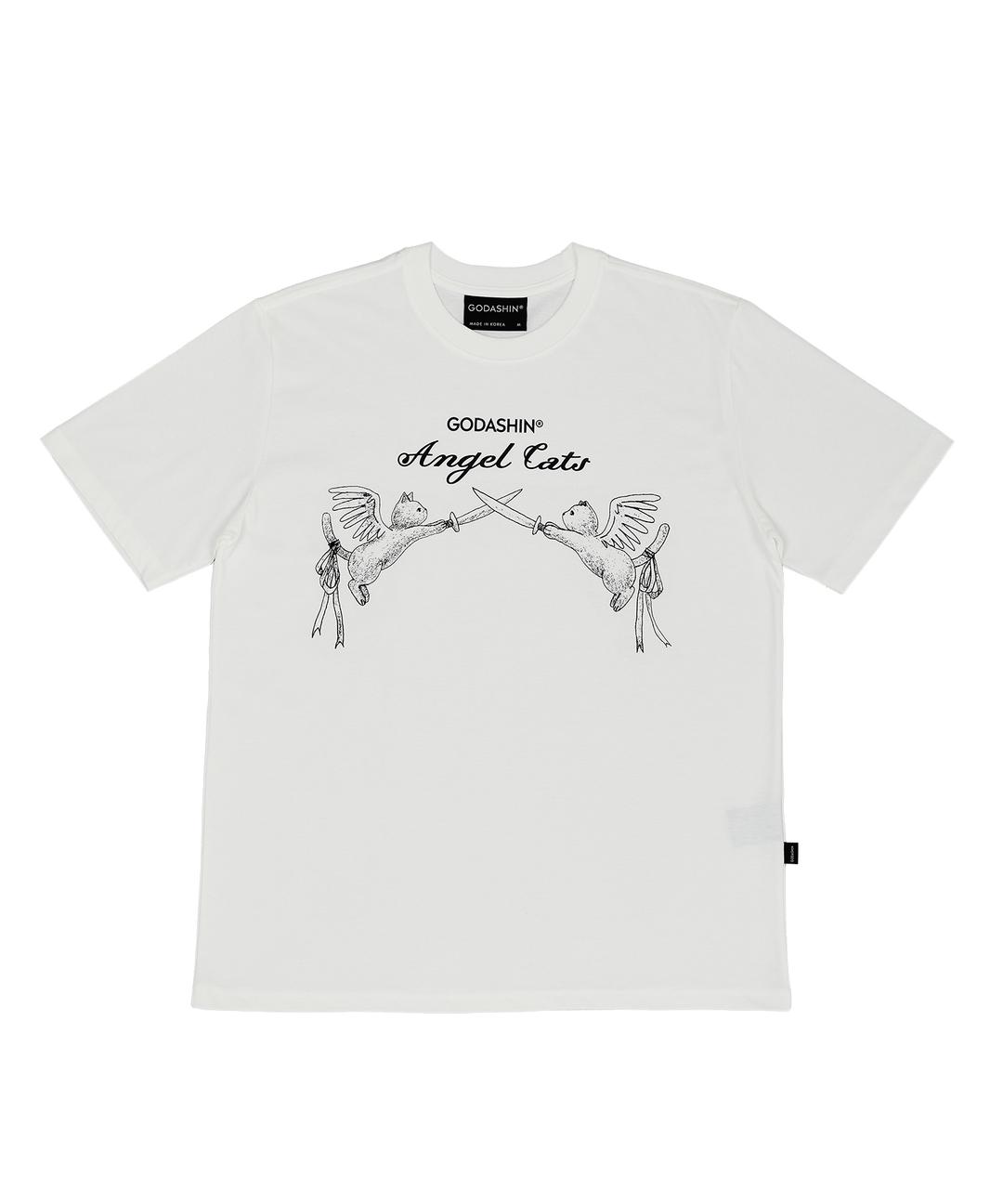 ANGEL CATS T-SHIRT (IVORY)