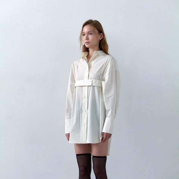 BUSTIER OVERSHIRT (IVORY)