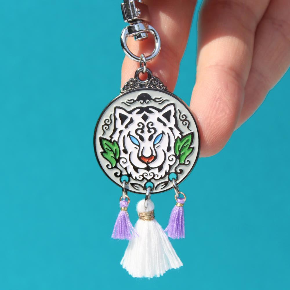 전통 영물 키링 [백호]