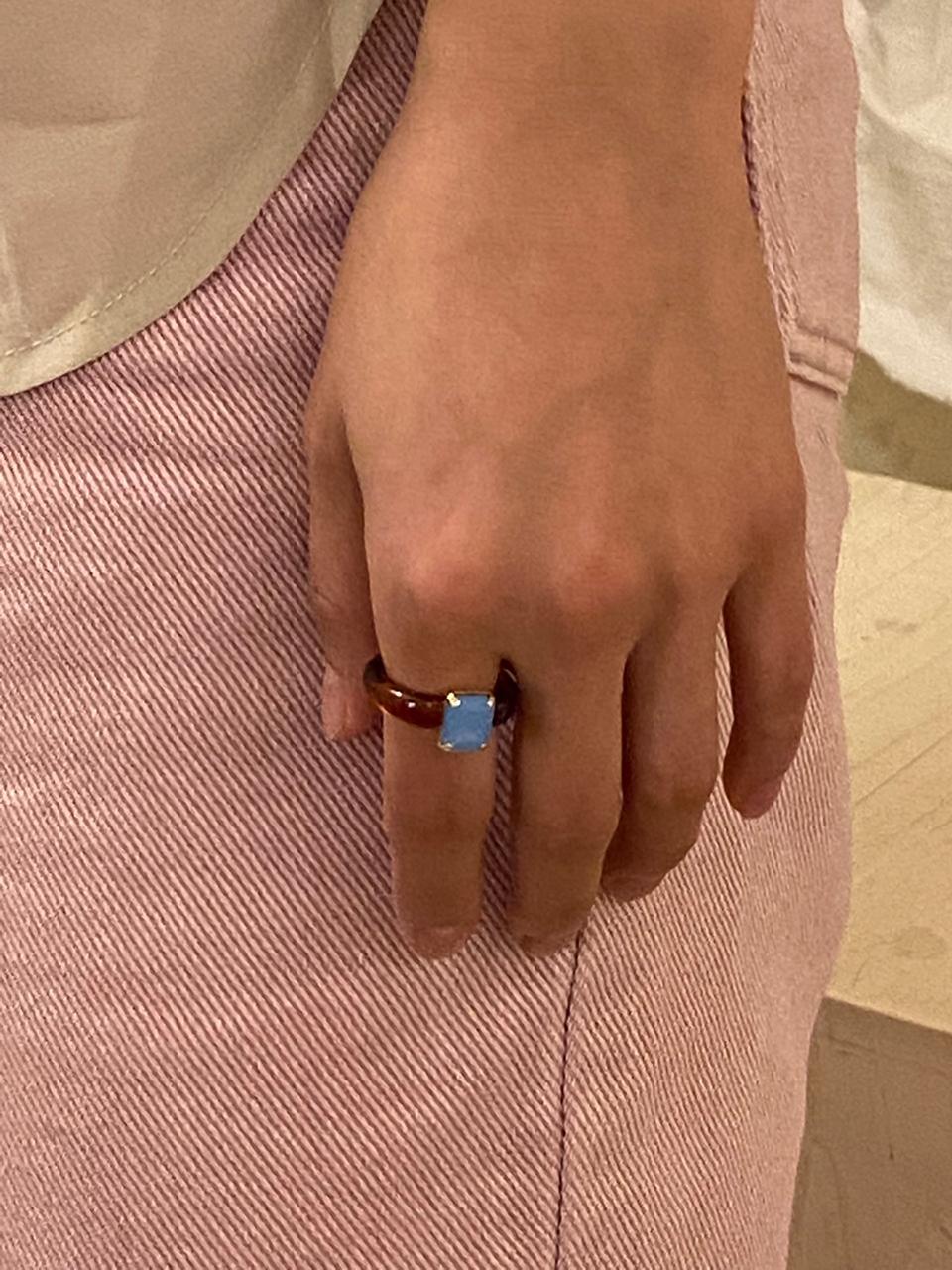 [영리영리] Foi ring, AMBER