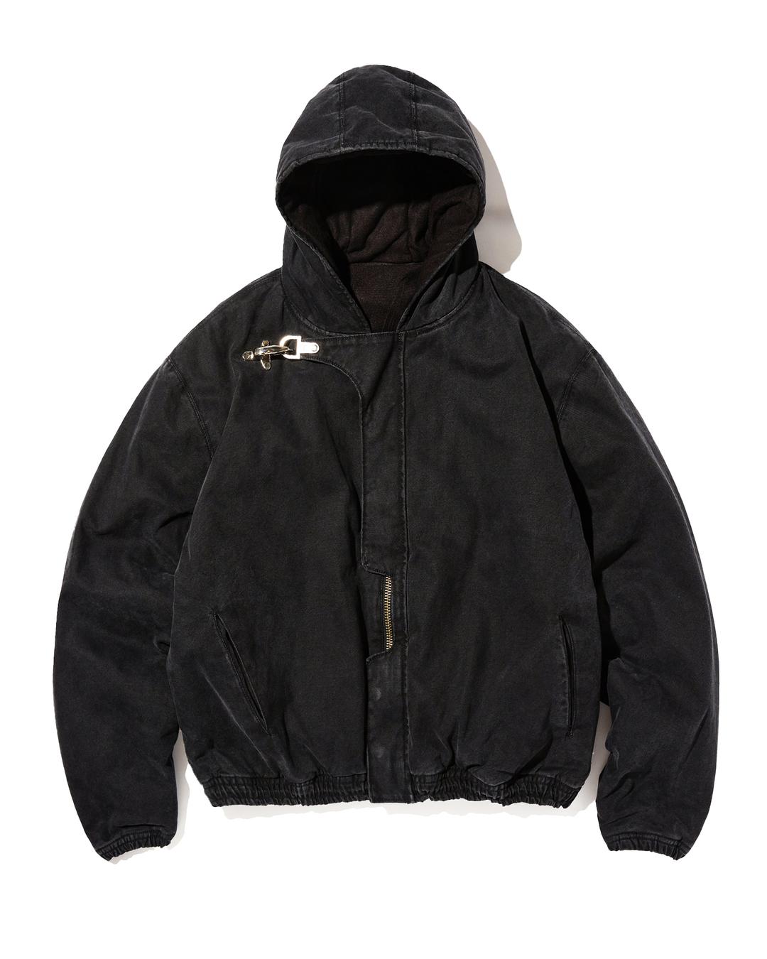 Embo Circle Logo Fireman Jacket (WASHED BLACK)