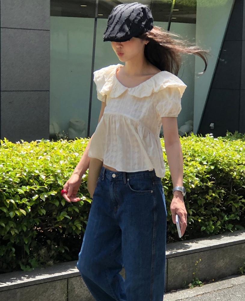 [당일발송][Dearest] Sherbet Blouse (크림)