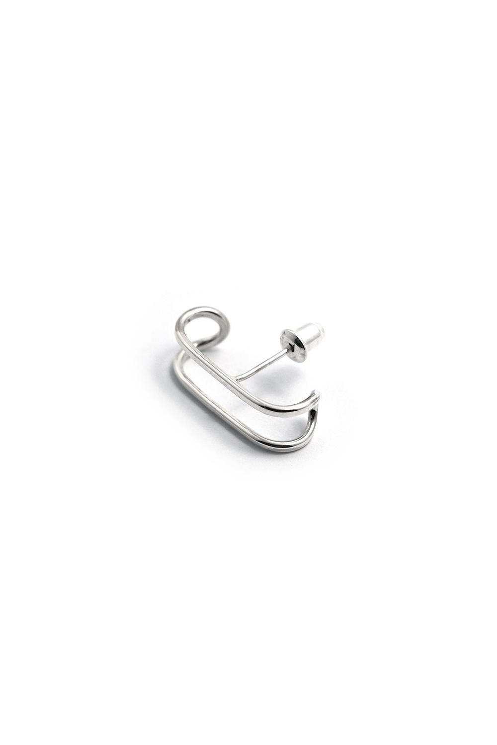 Two line trick earring