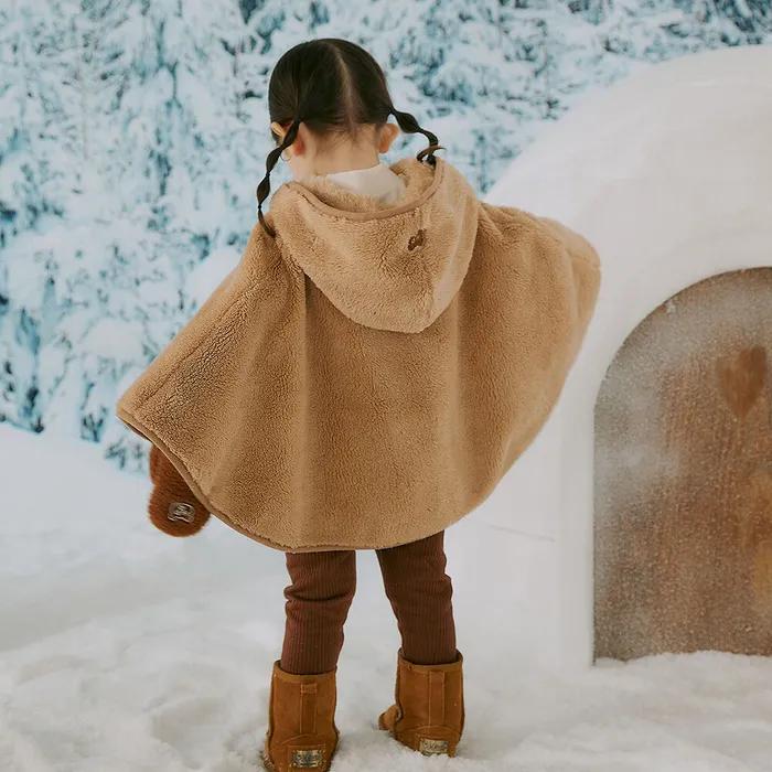 로티 더플 후리스 아기 망토