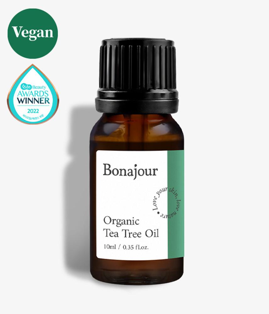 보나쥬르 비건 유기농 티트리오일 / 100% 원액 진정스팟 화장품 10ml