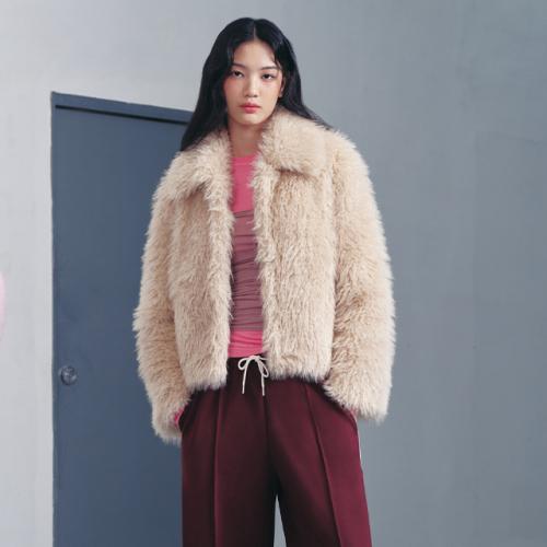 롱헤어 퍼자켓(퀼팅안감) AQ4FJA60