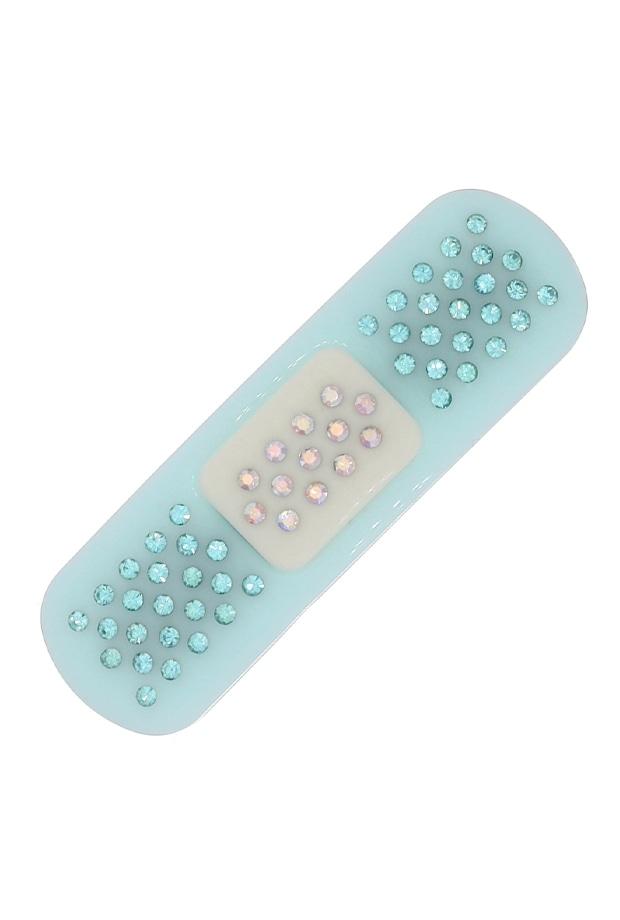 (baby blue) mini band aid hair clip (3/30配送予定)-RASPBERRYPIE