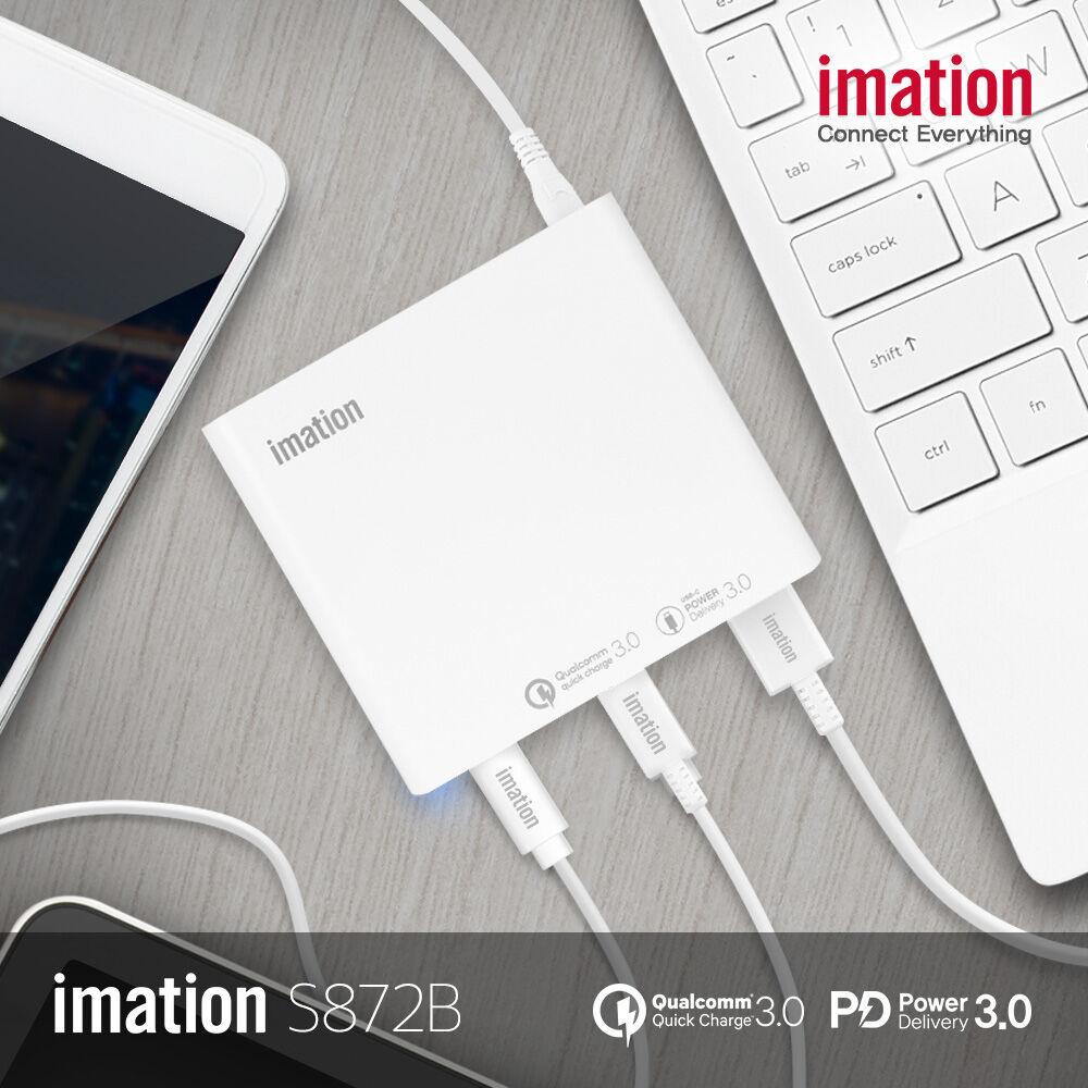 이메이션 USB-PD/QC3.0 87W 3포트 충전기 S872B