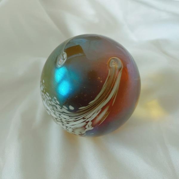 vintage planet paperweight