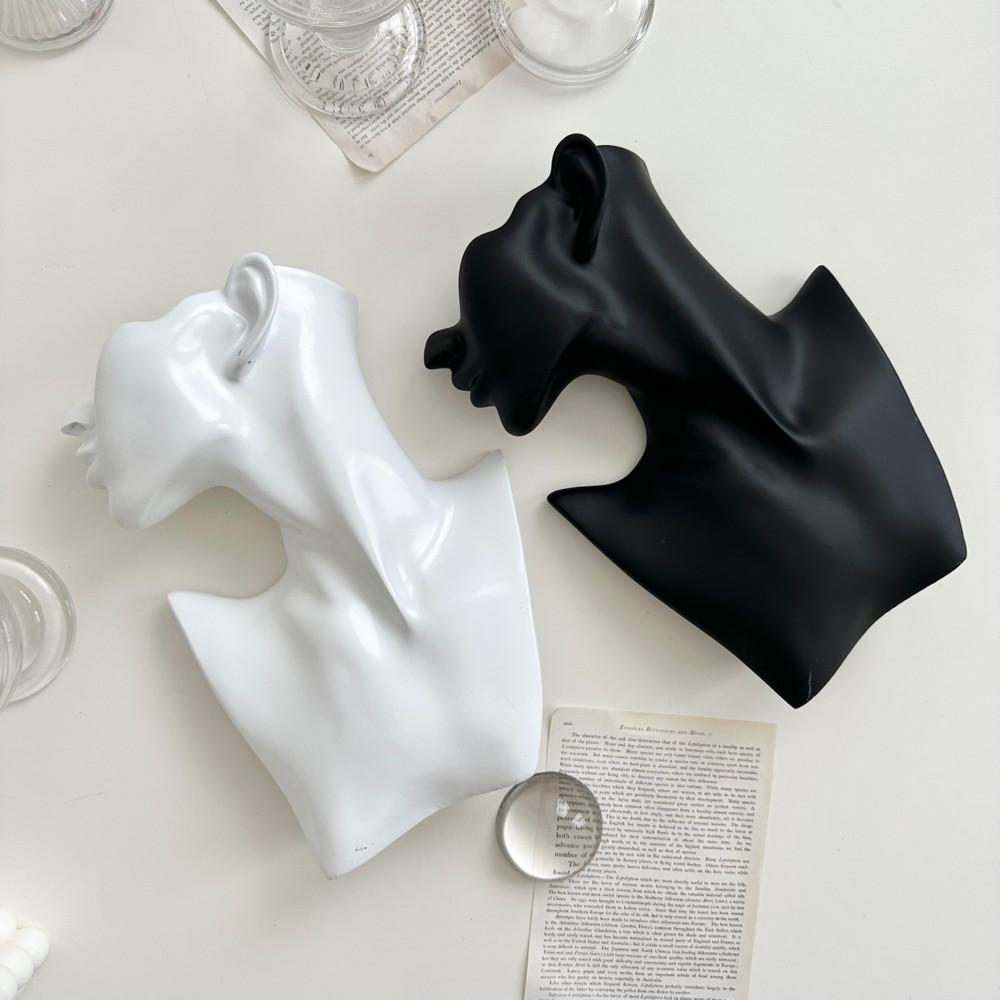 얼굴 귀걸이 목걸이 마네킹 쥬얼리 디스플레이 촬영용