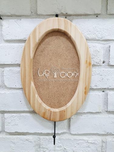 [반제품]원목 타원형 액자걸이 - 실용도 좋아요!