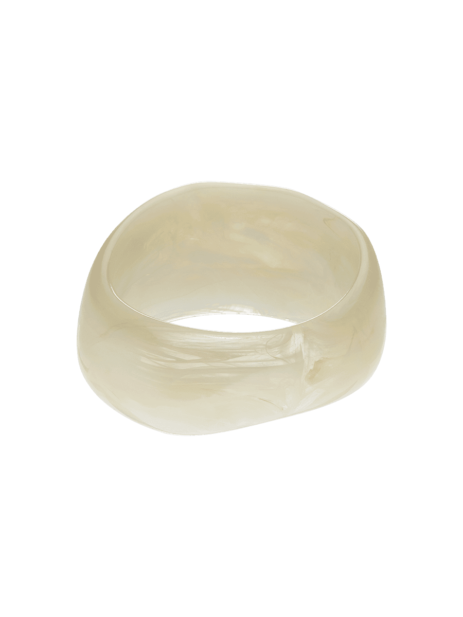 Ribbon White Bracelet