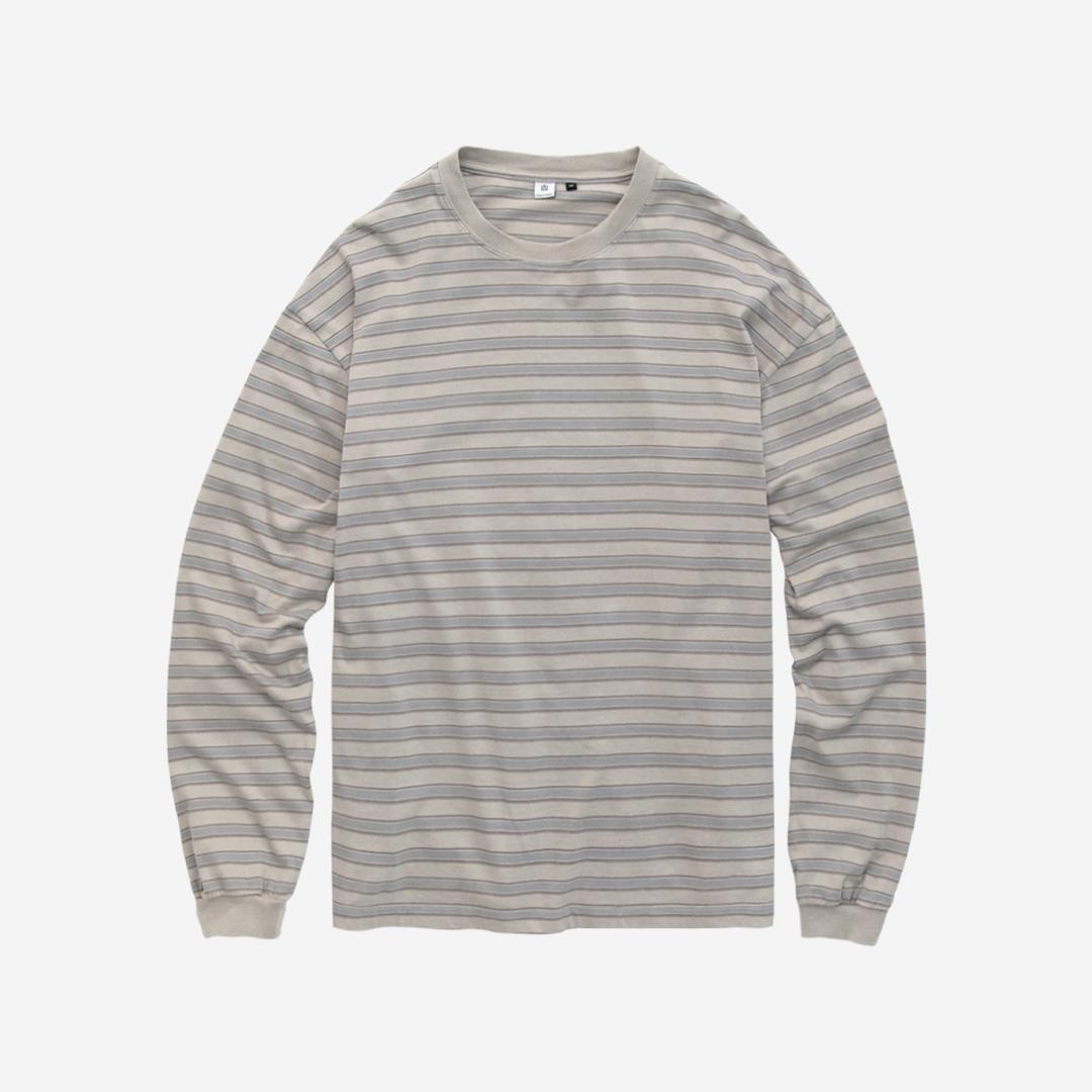 (10.01 PM6:00) striped long sleeve - ecru