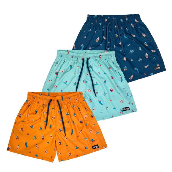 [빠니보틀] 빠니 패턴 스윔팬츠