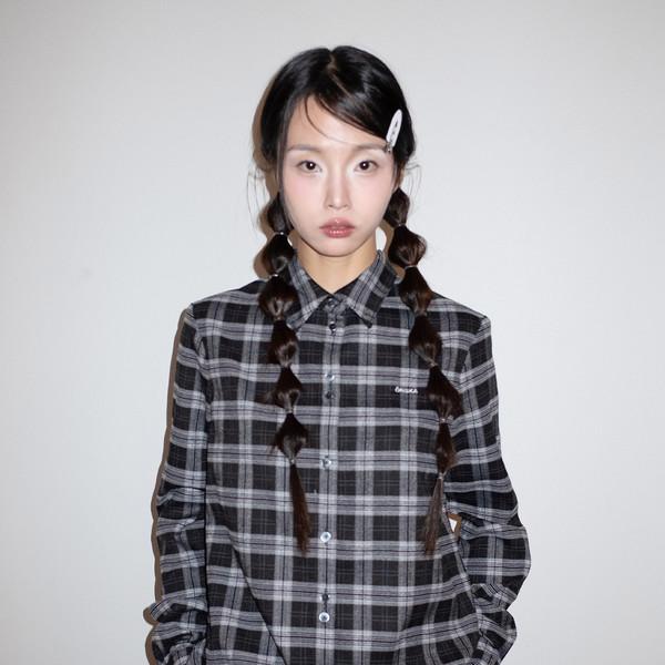 [12/16출고] TARTAN CHECK SHIRT (BLACK)