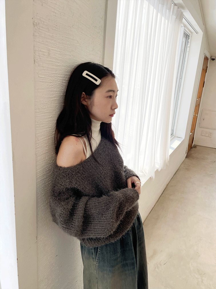 tree boat-neck knit