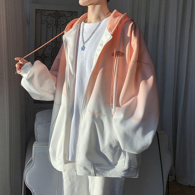 [당일출고] 투컬러 집업후드 (3 color)