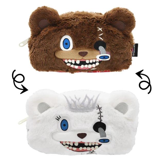 USJ 할로윈 하미 쿠마 리버시블 파우치 유니버셜 스튜디오