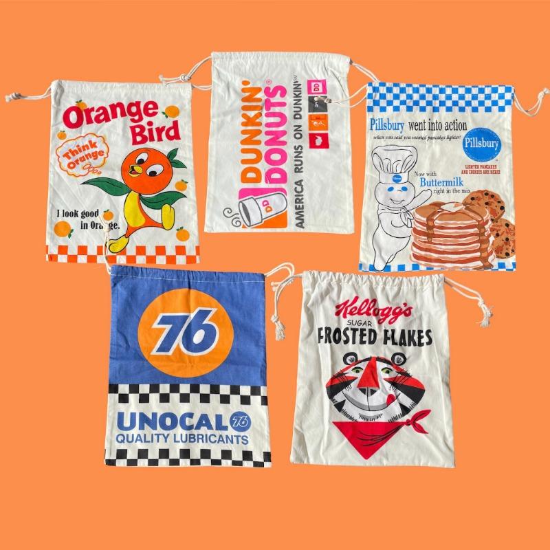 American Brands Drawstring Pouch_5 types