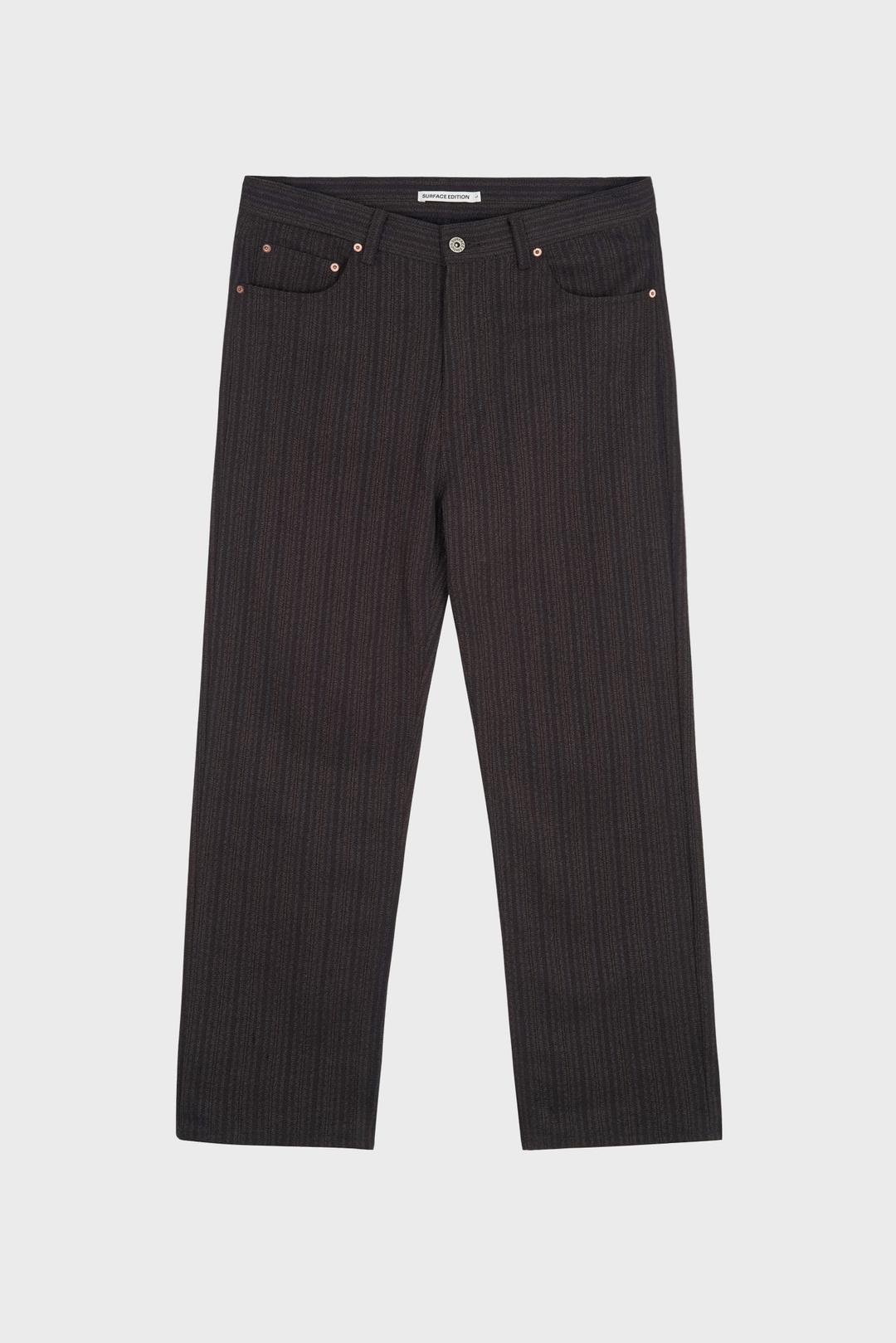 JACQUARD STRIPE STRAIGHT PANTS