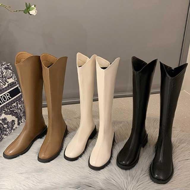 로리아 브이컷 롱부츠