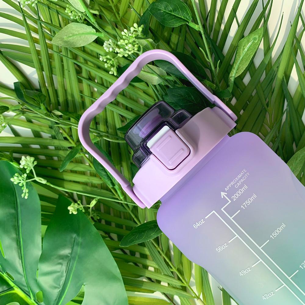 아무 동기부여 대용량 트라이탄 2L 물통 다이어트 텀블러 2리터물병