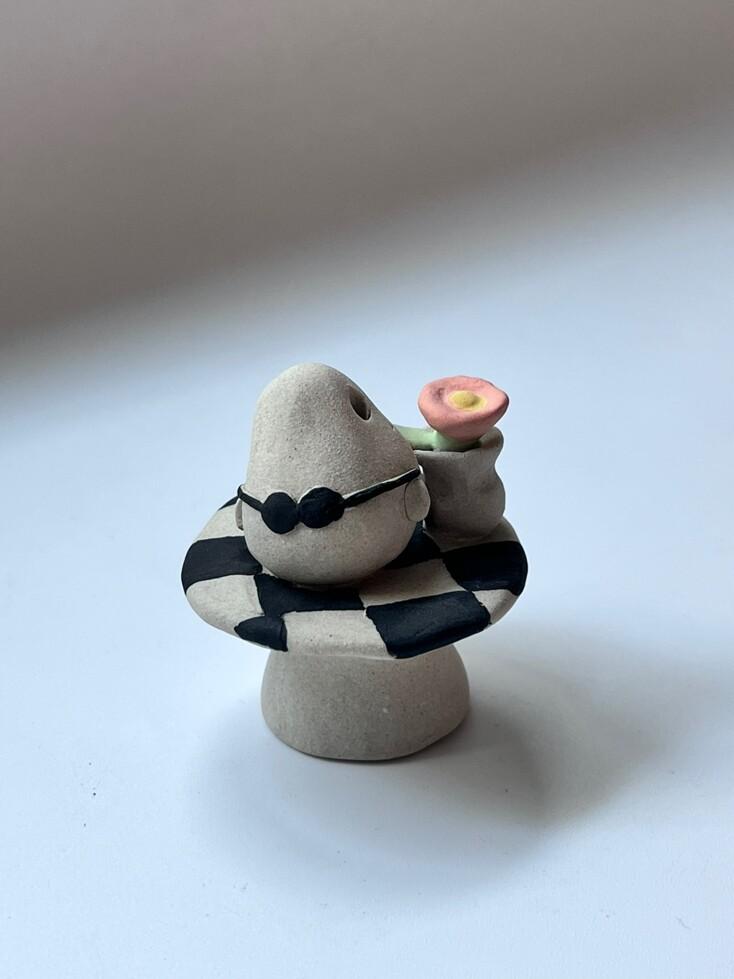 still life with head