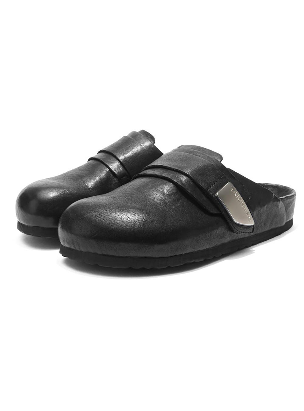 Washed Horsehide Mules