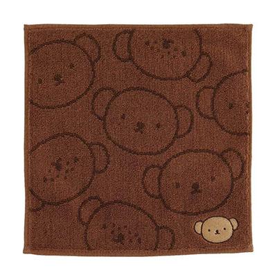 미피(miffy) 보리스와 바바라 손수건, 미니타올, 핸드타올(Dark Brown)