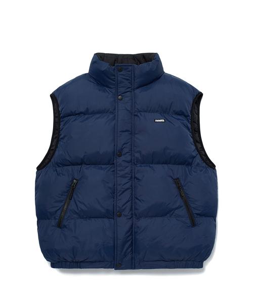 PUZZLE PUFFER VEST (BLACK)