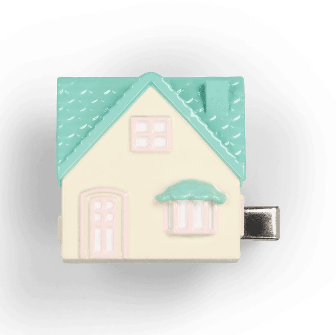 DOLL HOUSE HAIR CLIP-  GREEN - ONE SIZE