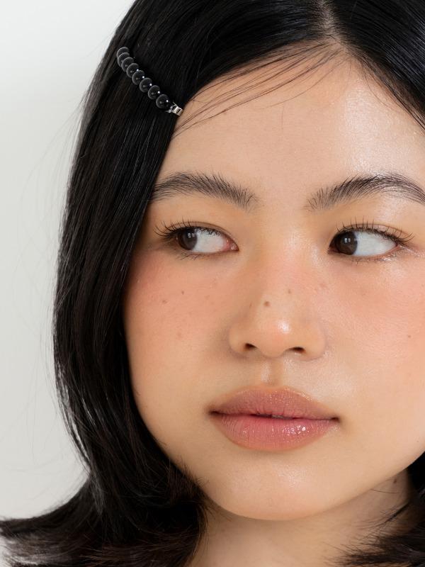 gemstone line hair pin - 4color