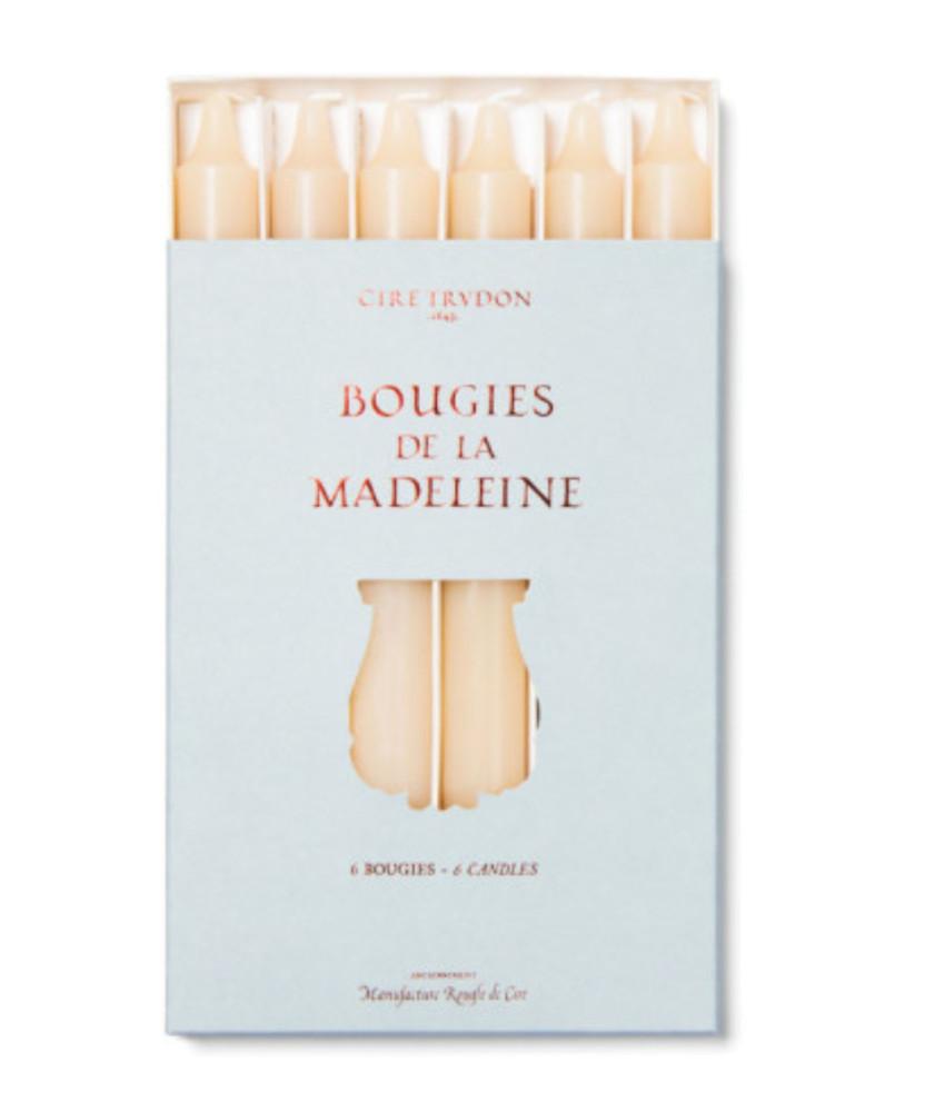 씨흐 트루동 비즈왁스 테이퍼 캔들 마들렌 6개 세트 스톤 컬러 // CIRE TRUDON - STONE(PIERRE) MADELEINE TAPER CANDLES
