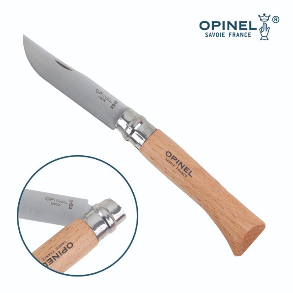 오피넬 프랑스 나이프 클래식 10 너도밤나무 캠핑나이프